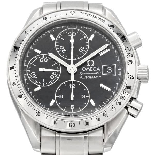 OMEGA Speedmaster Date 3513.50 Automatic 39mm Black Dial Men's Wristwatch SS