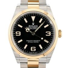 ROLEX Rolex 124273 Black Case Size 36mm Men's Used Watch #33531