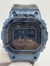 CASIO G-SHOCK GMW-B5000TCF-2JR Titanium Blue Camouflage Full Metal Watch