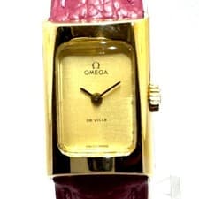 Omega Hand-Wound Watch 20 Micron Gold Plated Champagne Dial Used