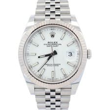 Rolex Datejust 41mm White Dial Watch Ref# 126334