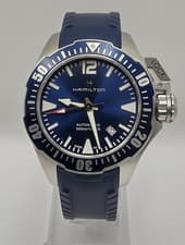 HAMILTON H77705345 Khaki/Navy Open Water Used watch Excellent condition