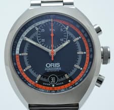 [NEAR MINT] Oris Chronoris 7564 Automatic Chronograph Orange 40mm Men's Watch
