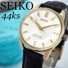 Seiko 44KS KINGSEIKO Manual Winding Gold Used Watch Tested From Japan