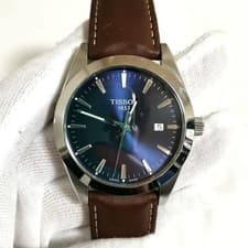 TISSOT Gentleman Quartz Men's Watch T127410A Blue Dial Analog Working from Japan