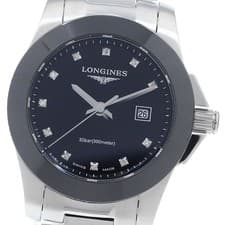 Longines Conquest Quartz Dress Watch Womens 29mm L3 257 4 wrist 18cm