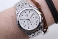 Longines Flagship Chronograph Watch 39mm Ref L4.718.4 37 Jewels 7”