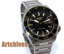 SEIKO 5 Sports SKX Suits Style SBSA261 Automatic Men's Watch Black Dial
