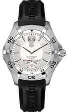 TAG Heuer Aquaracer Grand Date Silver Dial Men's Watch - WAF1011.FT8010