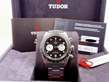 Tudor Black Bay Chrono 79360N 41mm Reverse Panda Dial Stainless Steel Box Papers