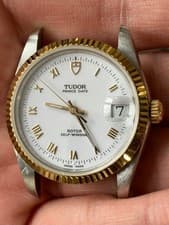 Tudor 74033 Stainless Steel 2824-2 Automatic Movement Watch Aftermarket Bezel