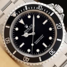 2000 ROLEX MENS SUBMARINER 14060 NO DATE 40MM BLACK STAINLESS STEEL OYSTER WATCH