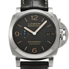 PANERAI Luminor Marina 1950 3 Days Acciaio PAM01312 Men's Black #W1774