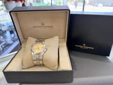 Vacheron Constantin Overseas Silver Men's Watch Salmon Dial