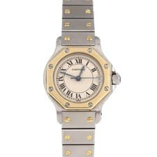 Cartier Santos Octagon SM Combination W2001683 SSxYG Quartz
