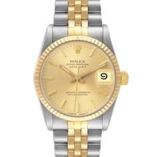 Rolex Datejust Midsize 31 Steel Yellow Gold Ladies Watch 68273