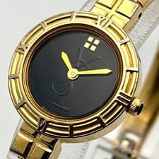 Yves Saint Laurent 5920 H12187 Wristwatch Bracelet Gold Vintage Timepiece