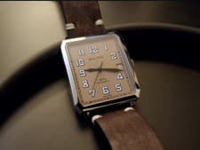 Bulova Breton Swiss Automatic Watch 96B331 Salmon Dial Stainless Steel