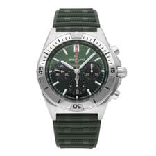 Breitling Chronomat VB01 42 Green Dial 42mm Automatic Men's Watch AB0134101L2S1