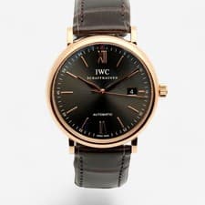 IWC Portofino 40 Rose Gold Slate Black Dial Automatic IW356511 Men's 152781984