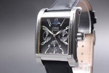 [Near MINT] ORIS Complication 7528 Moon Phase Black Dial Automatic Men's Watch