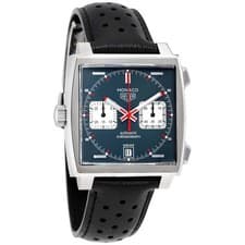 Tag Heuer Monaco Lefty Automatic Denim Blue Dial Men's Watch CAW211P.FC6356