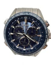 Seiko Astron SBXB005 Titanium Solar Watch Navy Analog Used