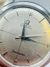 Vtg Omega Seamaster Ref 2846 -1 SC  34mm. 500 Cal Cross Hair Watch  Stainless