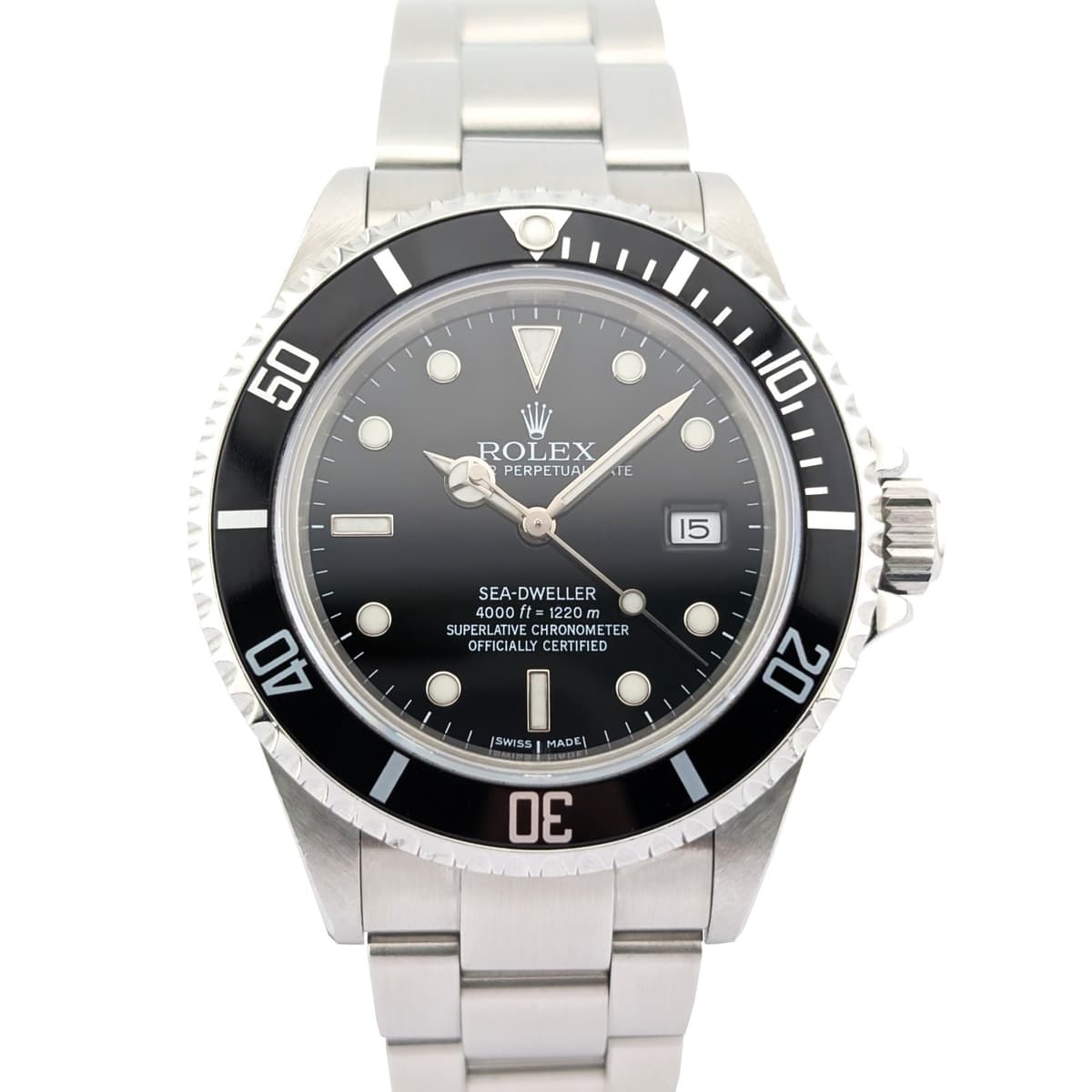 Rolex 16600 Sea-Dweller 4000 40mm 2004 Box & Papers F-Serial