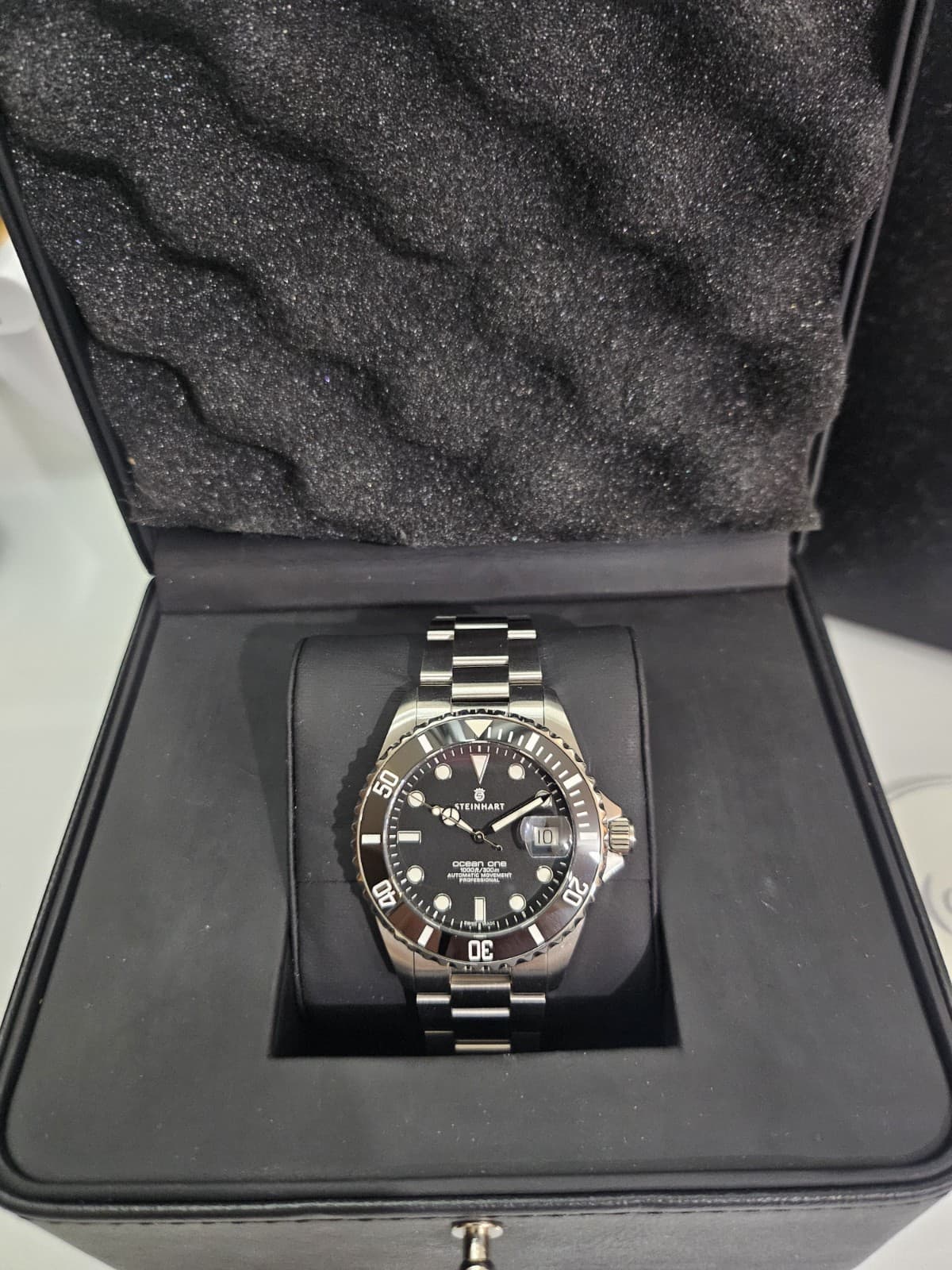 Steinhart Ocean One 39mm Silver Stainless Steel Case with Silver Stainless Steel