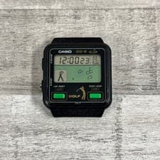 1980s Casio GG-9 Very Rare Golf Digital Wrist Watch NO STRAPS Watch Only - Works