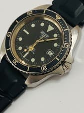 Tag Heuer (Pre-Tag) 42mm Men's "Jumbo" Black 1000 Series Watch Ref: 980.006 L