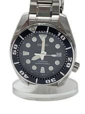 SEIKO Automatic Watch Analog Stainless BLK SLV SBDC031