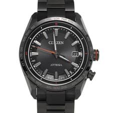 Citizen Attesa ACT Line CB0286-61E Black Dial Titanium Solar 40.6mm Men's #W3192