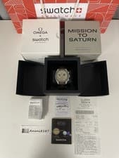 New Omega x Swatch Mission to Saturn 🪐 MoonSwatch Speedmaster With Receipt