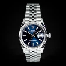 Rolex Datejust 126234 Silver Oyster Bracelet with Silver Bezel