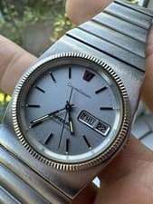 OMEGA Constellation Silver Men's Watch 196.0015 Megaquartz 40mm Rare vintage