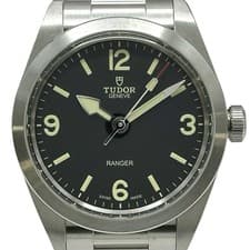 Tudor Ranger 79950 Black Stainless Steel Automatic Mens Watch #OK1282