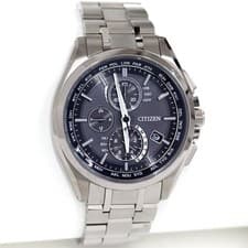 Citizen Attesa Act Line AT8040-57E Eco-Drive Radio Men's Watch Titanium Used