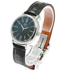 IWC SCHAFFHAUSEN PORTOFINO AUTOMATIC 34mm SS Leather Khaki Dial IW357405 #C483