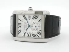 Cartier Tank MC Large Model 34MM Silver Dial Automatic Steel W5330003 3589