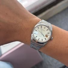 Rolex Oysterdate Precision 6694 Silver Dial 1971 Manual Wind Recently Serviced