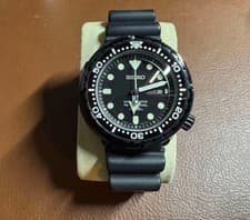 Seiko Marine Master SBBN035 Diver's Watch 300m Waterproof Black Tuna