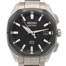 Authentic Seiko Astron GPS 3X22-0AD0/SBXD007 TI Solar Powered Quartz #230-00...