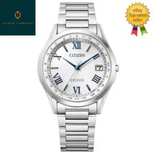 Citizen EXCEED CB1110-61A Silver Eco-Drive Radio Titanium Men Japan Watch NEW