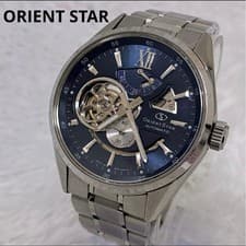 Orient Star Automatic Watch Skeleton Navy Dial