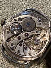 1920's Sterling Ultra Rare VULCAIN "Sennet-Freres" 16J w/ 5Adj., 652 Cal. Watch.