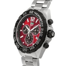 Tag Heuer Formula 1 Chronograph CAZ101AN.BA0842 Red Dial Stainless Steel #W2747