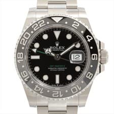 Rolex GMT Master II 126710GRNR SS SS AT black dial oyster bracelet 1 Extra Link