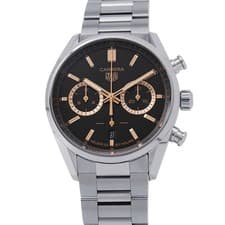TAG Heuer Carrera Caliber Heuer 02 Chronograph Japan Limited Edition Black Dial